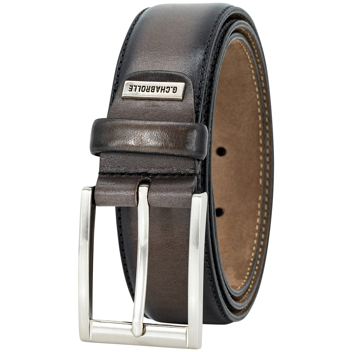 G.CHABROLLE by LINDENMANN Premium-Herren-Leder-Gürtel