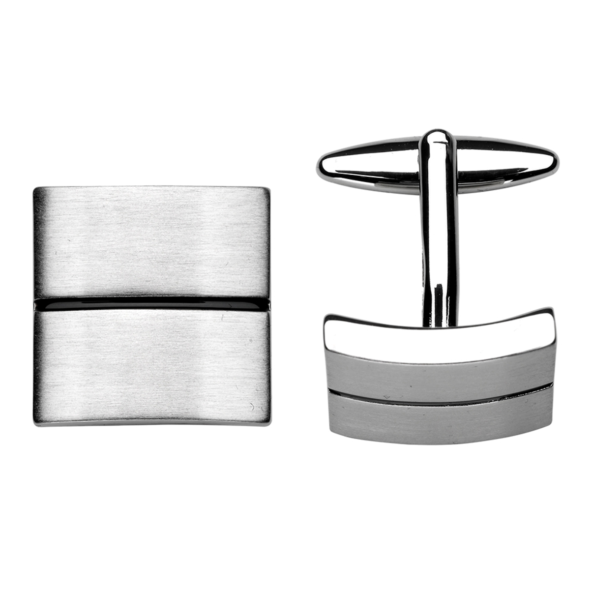 LINDENMANN Manschettenknöpfe Silber LINDENMANN Manschettenknöpfe Herren Business Hochzeit