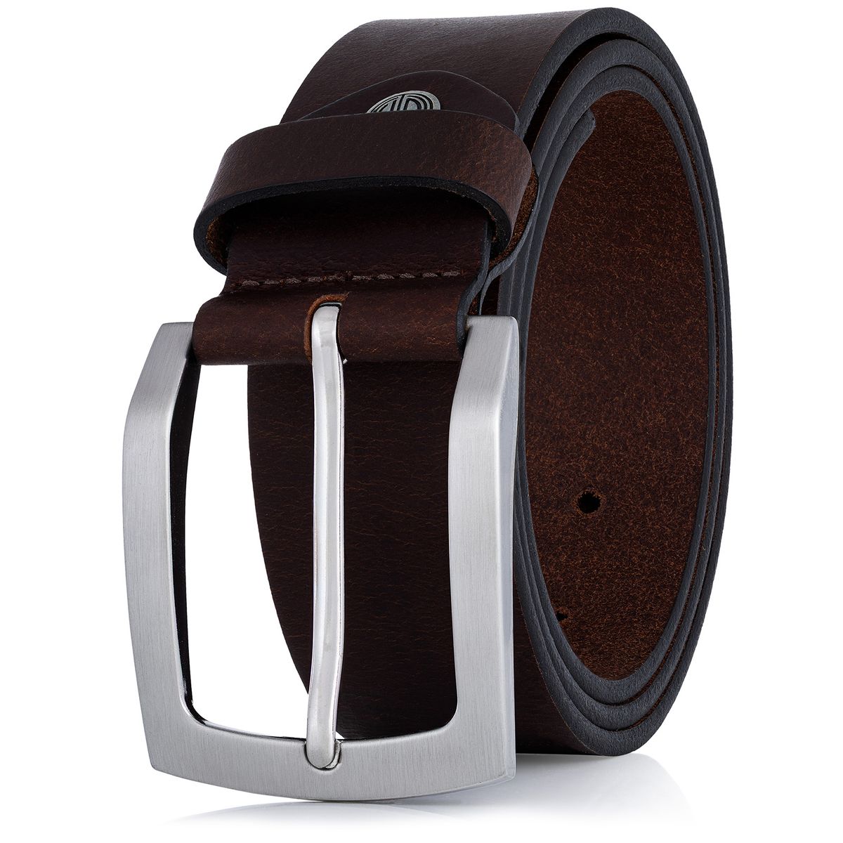LINDENMANN Ledergürtel Herren braun