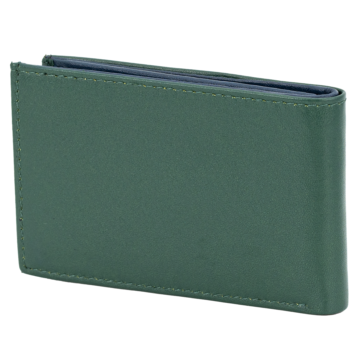 LINDENMANN Leder-Cardholder grün blau