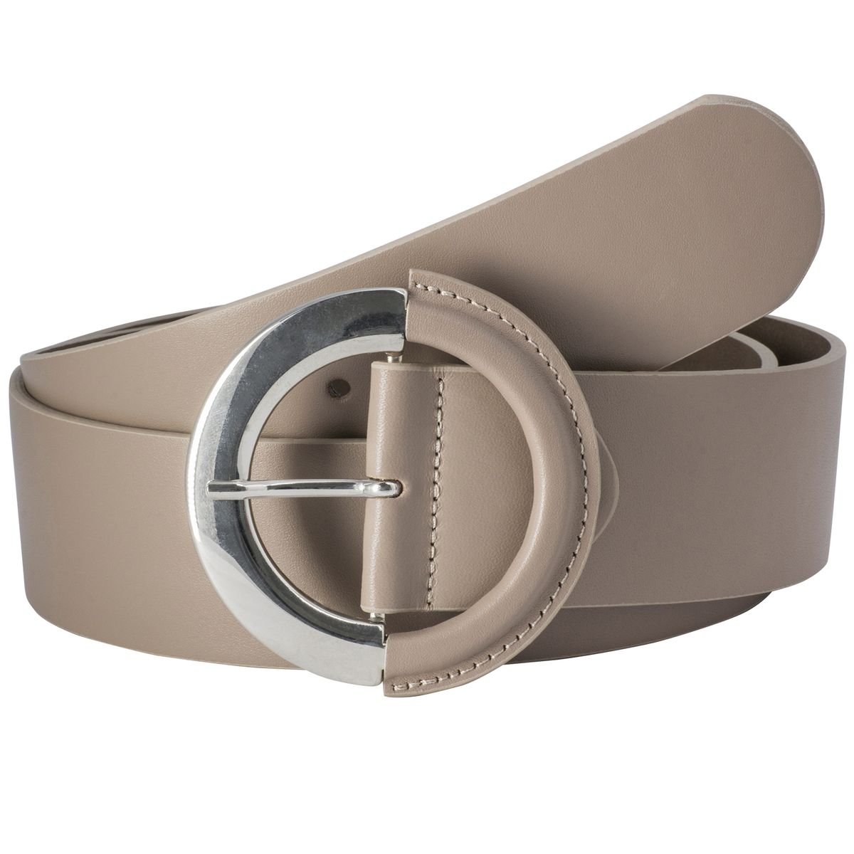 LINDENMANN Ledergürtel Damen Nappa-Ledergürtel Frauen 45 mm breit taupe