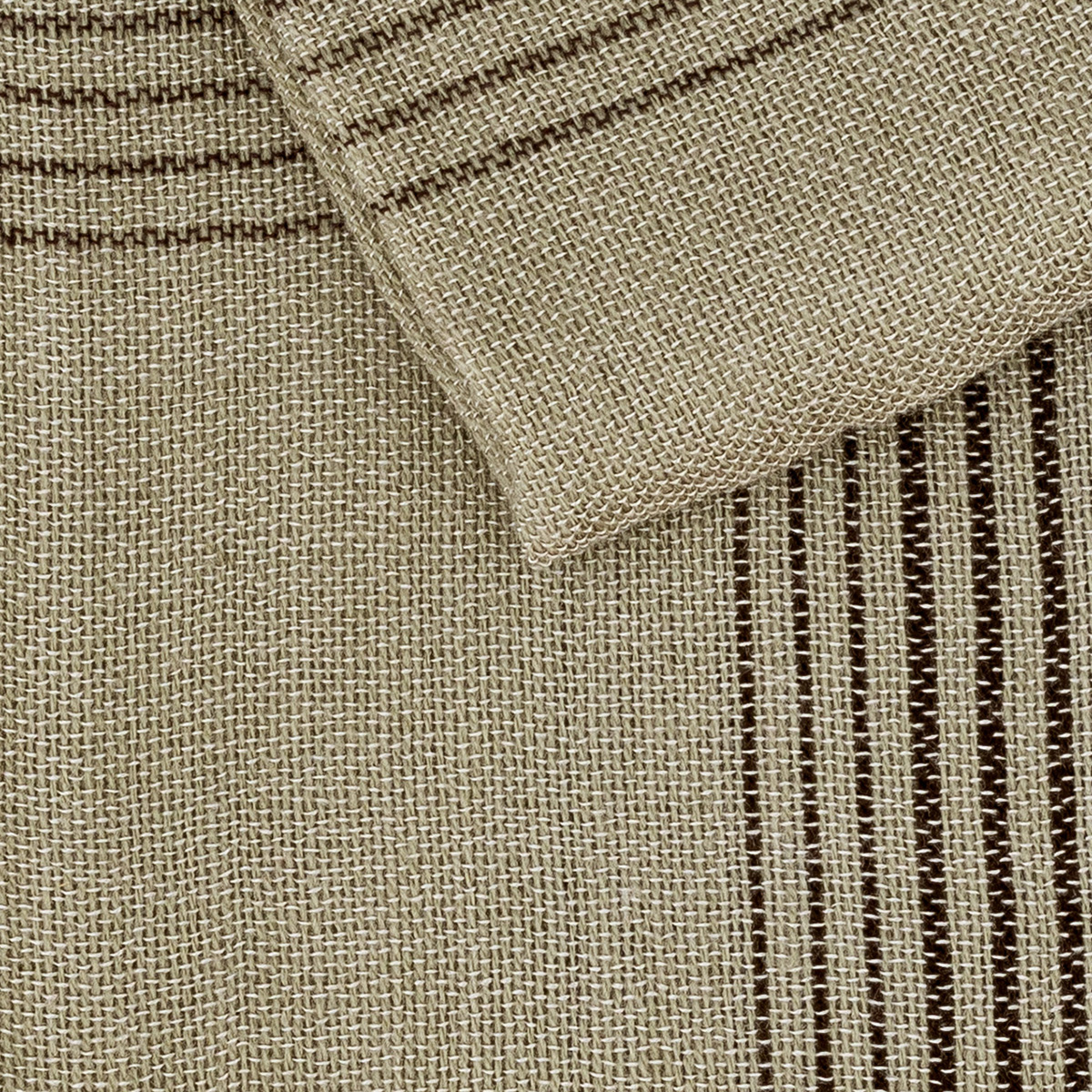 LINDENMANN Schal Herren Viskose-Polyacryl braun-beige