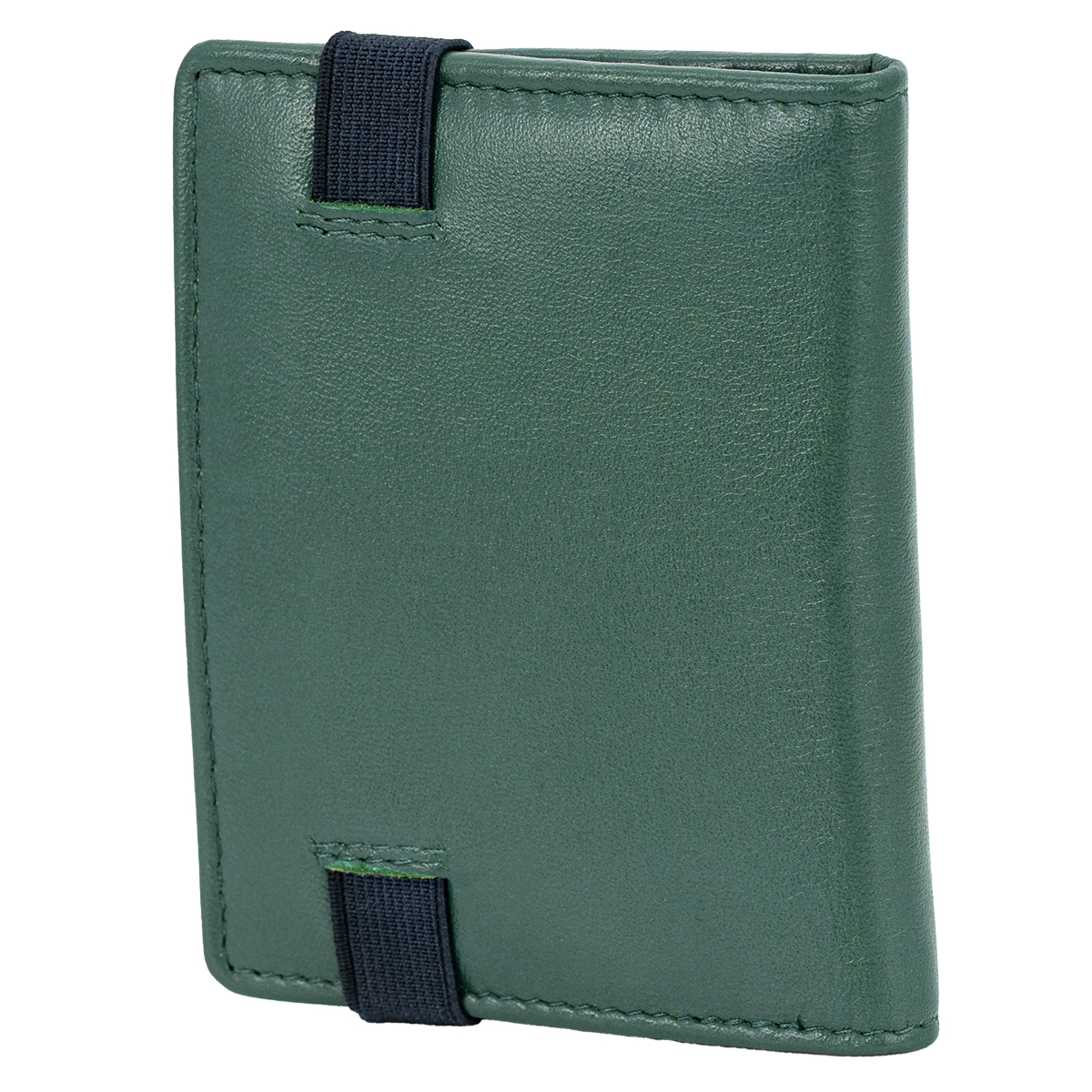 LINDENMANN Leder-Cardholder grün blau