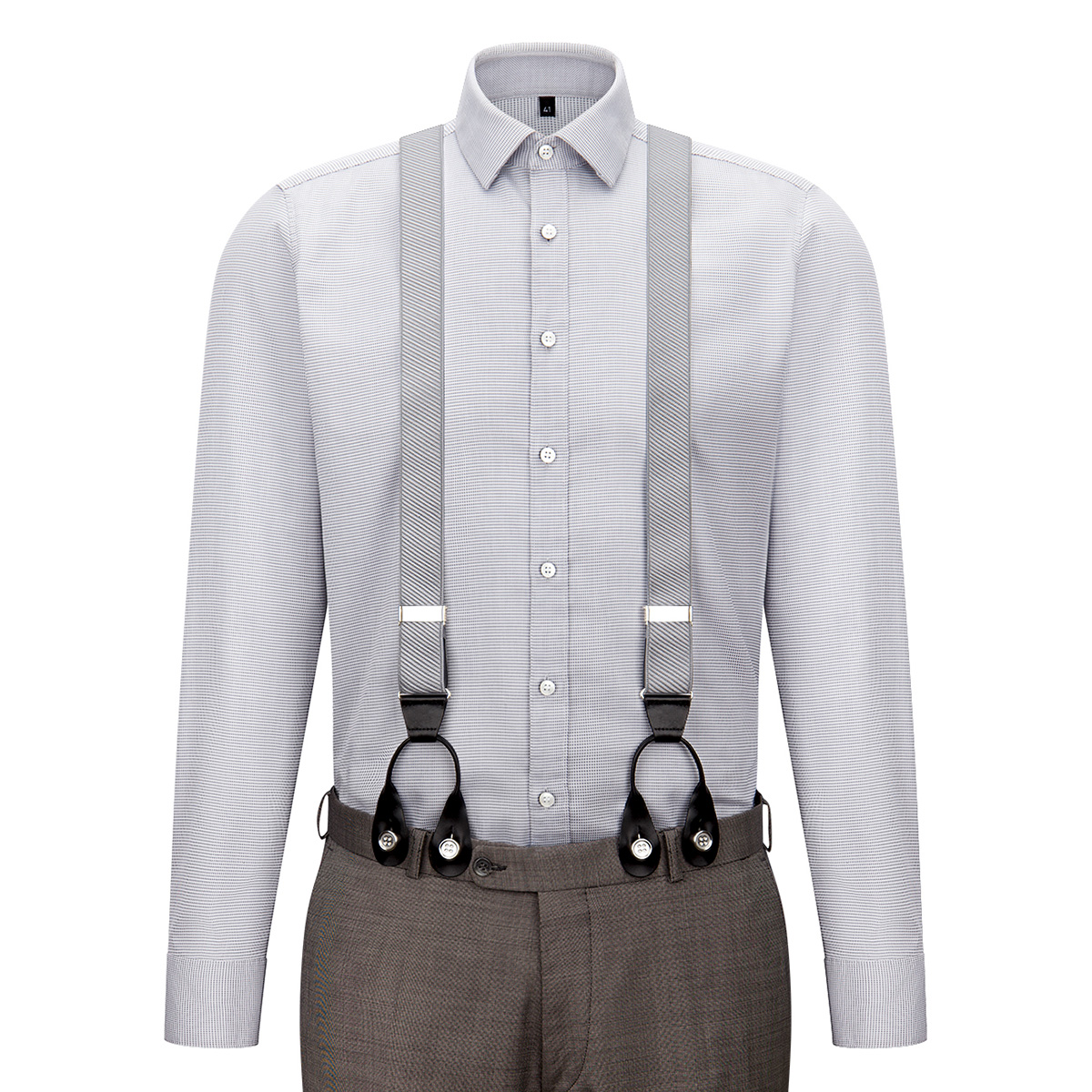 Hosenträger LINDENMANN grau