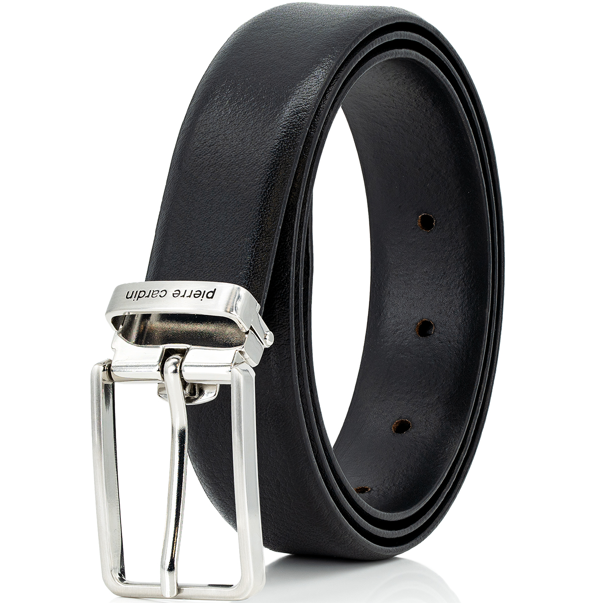 Pierre Cardin Herren Echtledergürtel Herren schwarz