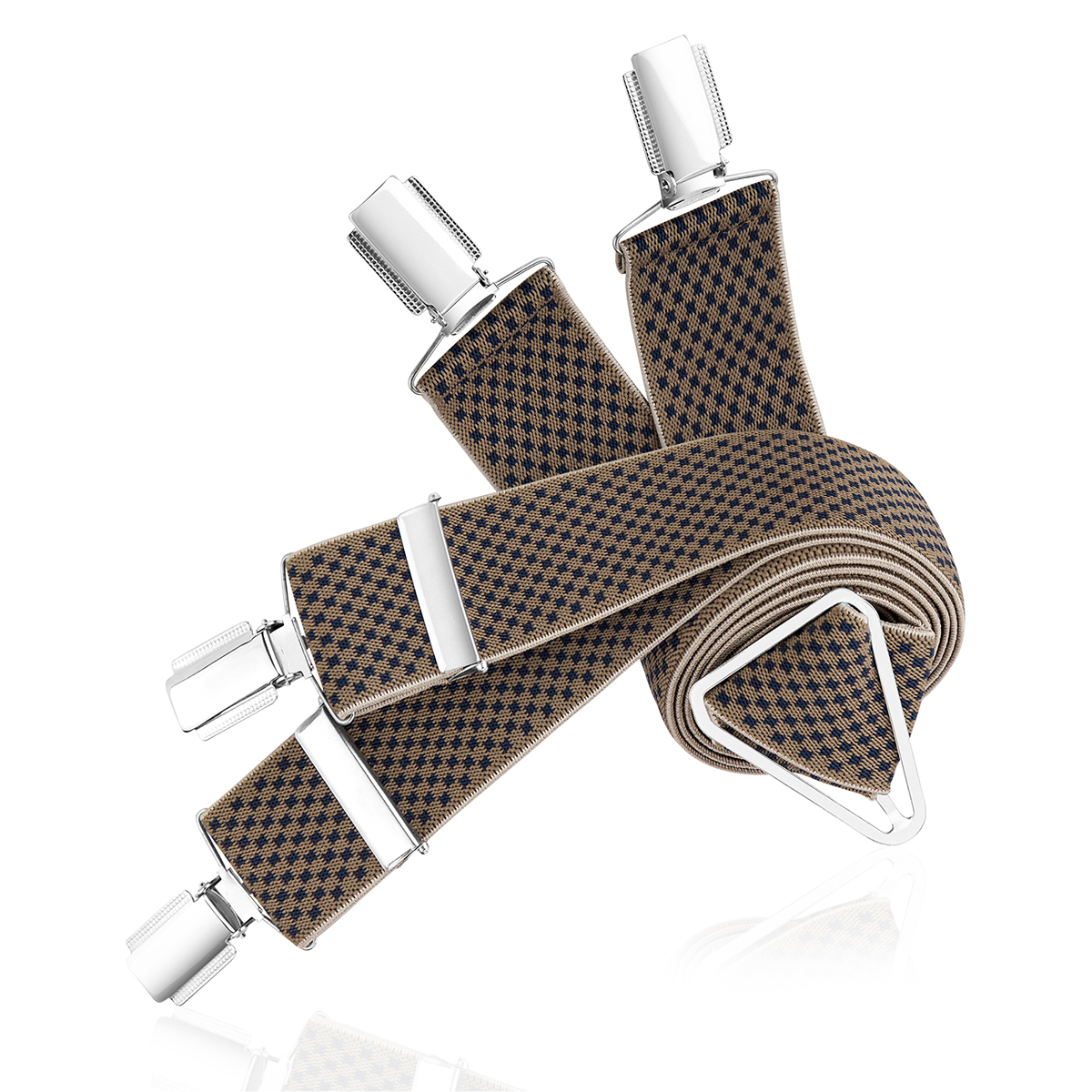 Hosenträger LINDENMANN beige blau