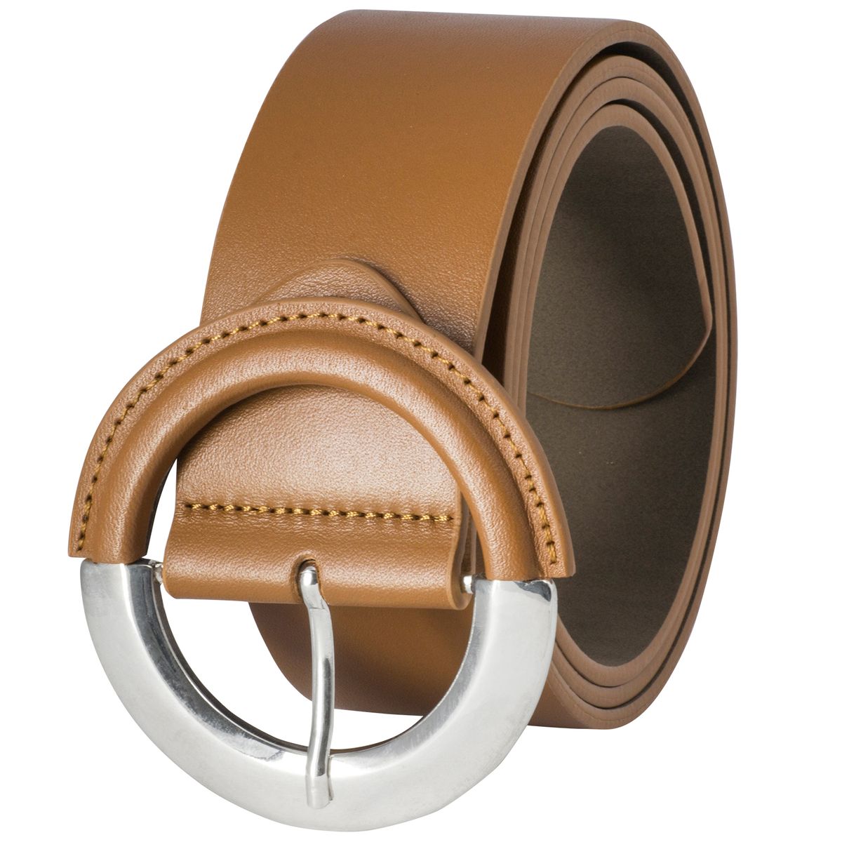 LINDENMANN Ledergürtel Damen Nappa 45 mm  cognac