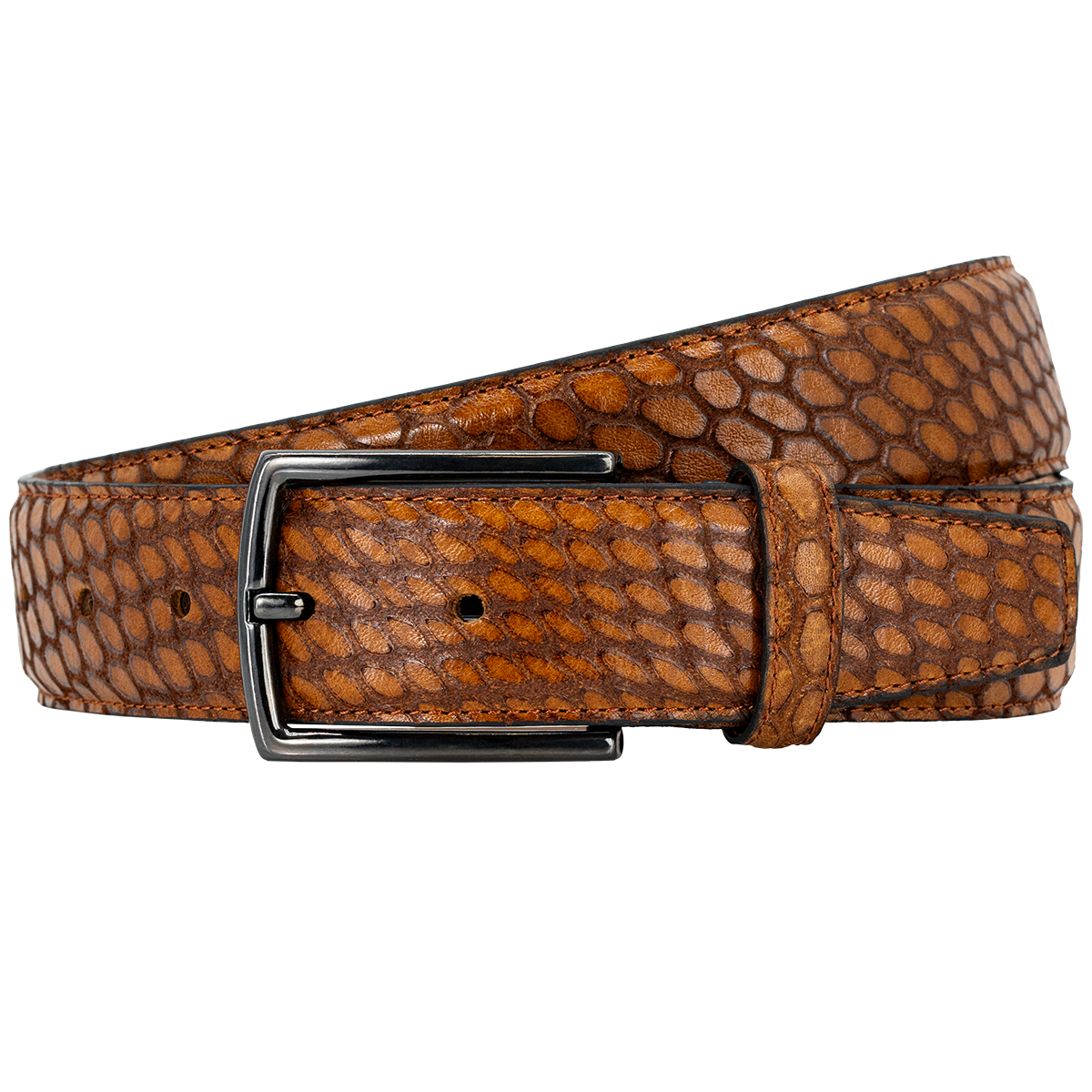 LINDENMANN Premium-Herren-Leder-Gürtel
