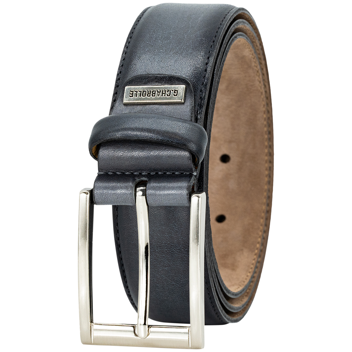 G.CHABROLLE by LINDENMANN Premium-Herren-Leder-Gürtel