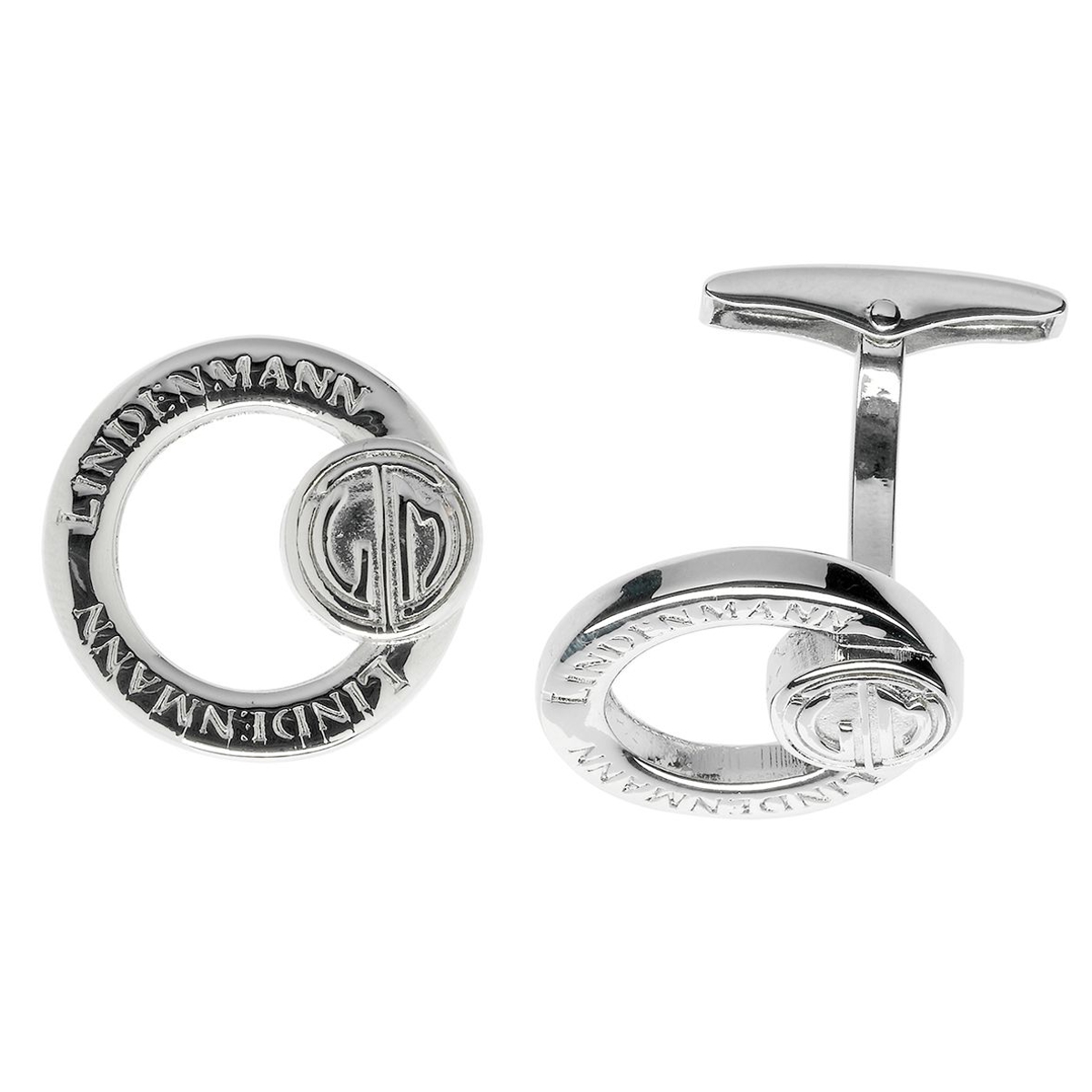LINDENMANN Manschettenknöpfe Silber LINDENMANN Manschettenknöpfe Herren Business Hochzeit