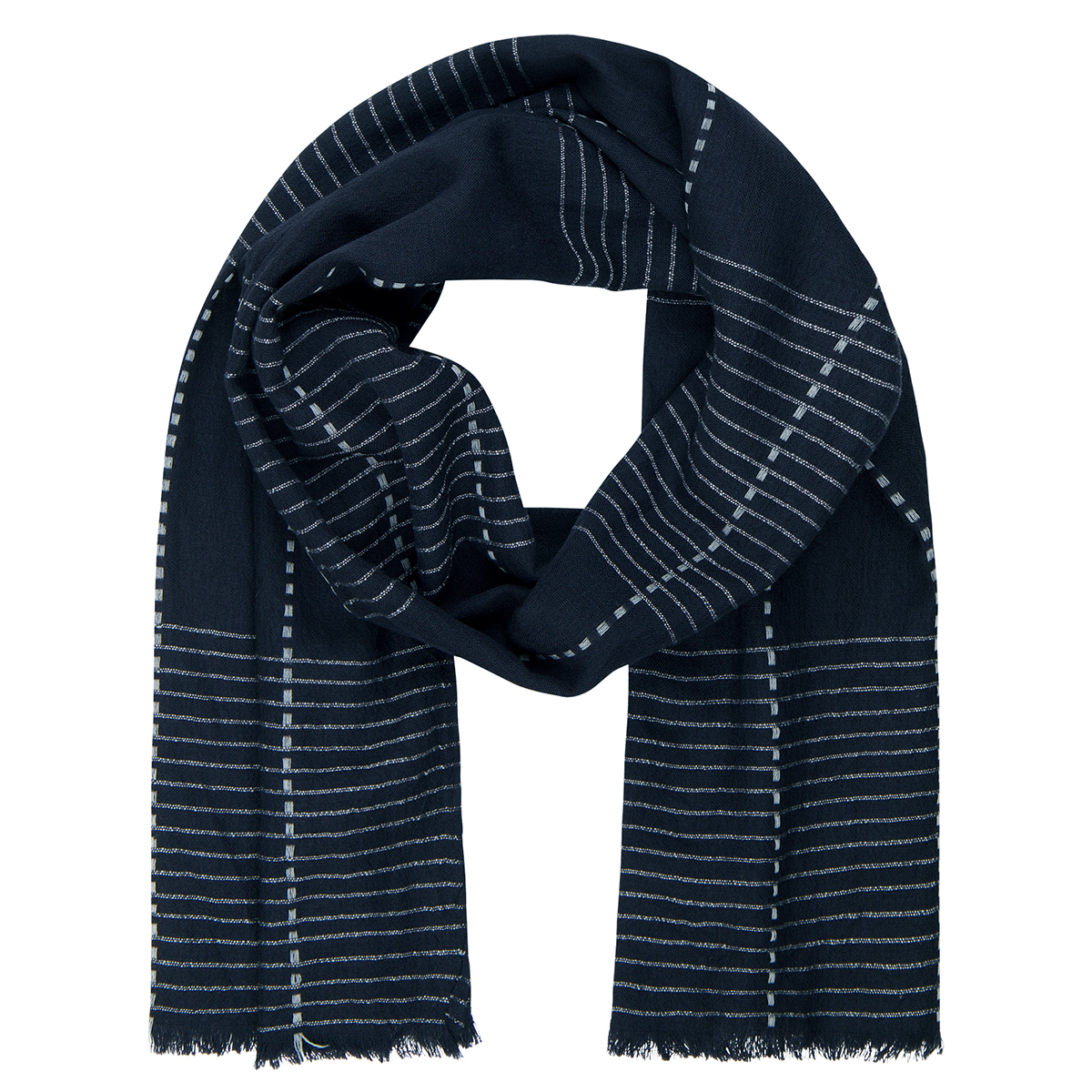 LINDENMANN Schal Herren blau Herren Schal blau