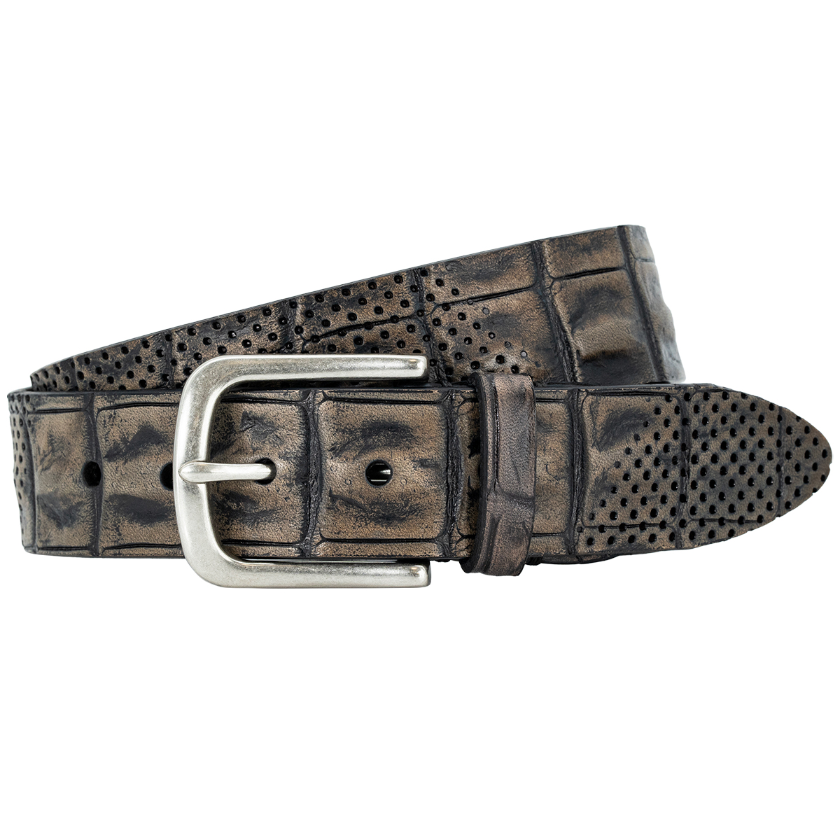 LINDENMANN Premium-Herren-Leder-Gürtel