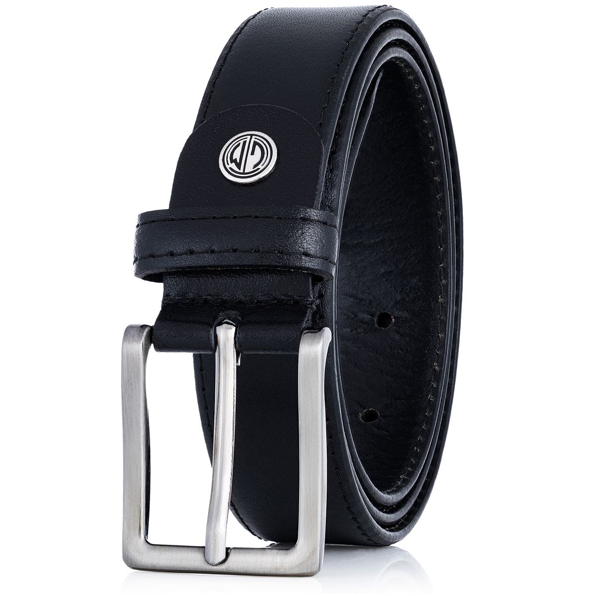 LINDENMANN Ledergürtel Herren schwarz