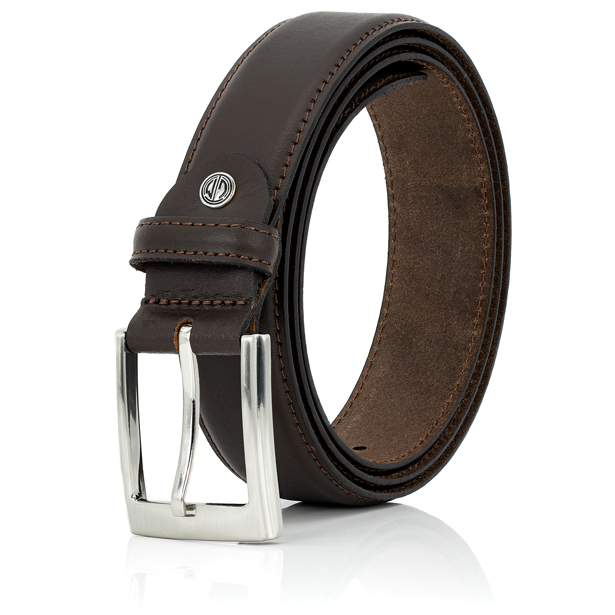 LINDENMANN Ledergürtel braun