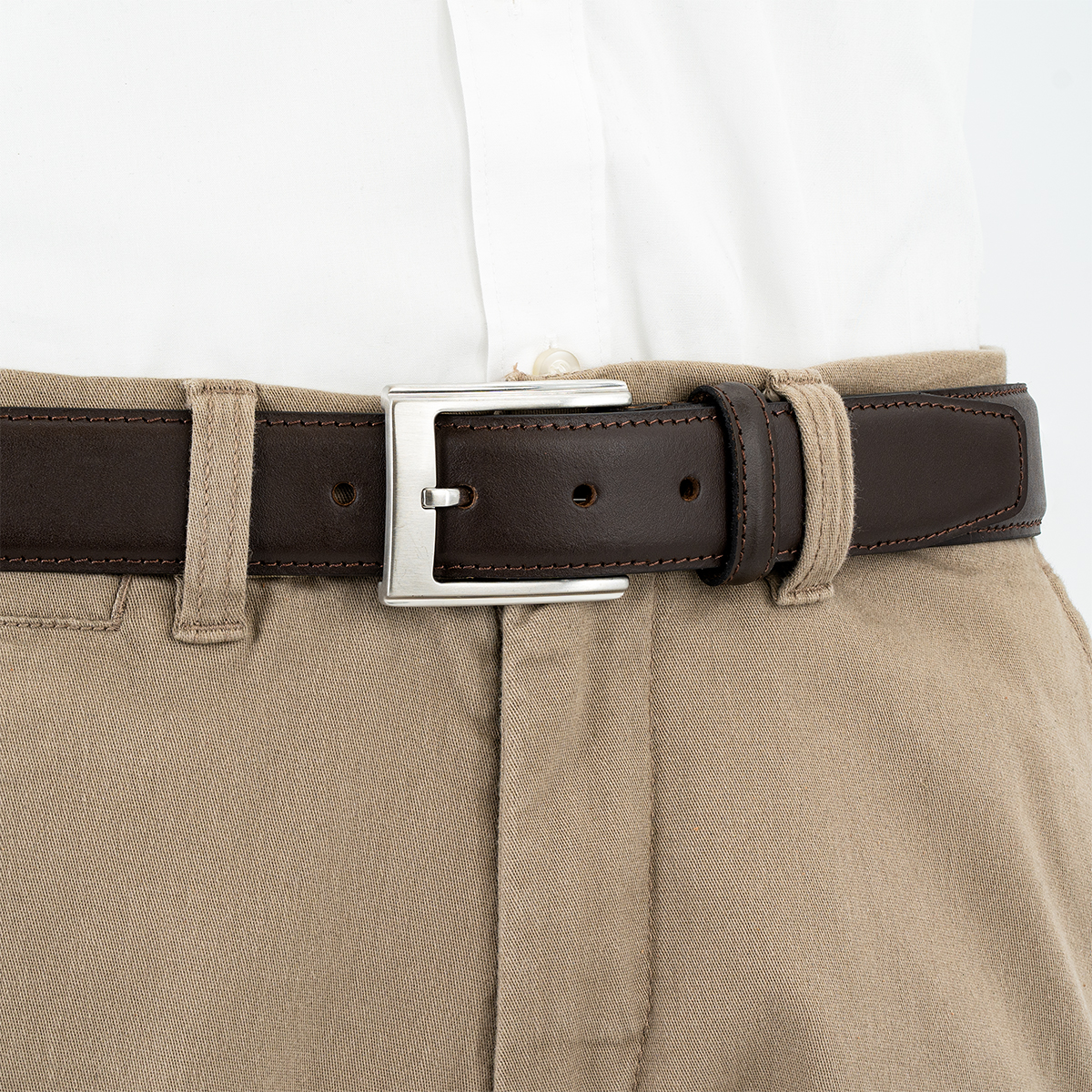 LINDENMANN Ledergürtel braun