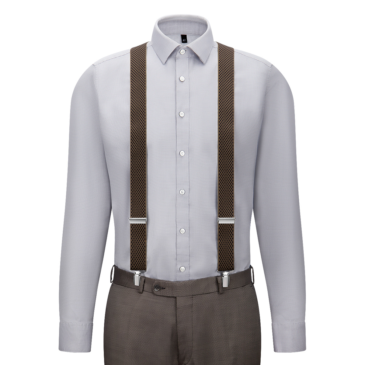 Hosenträger LINDENMANN beige blau