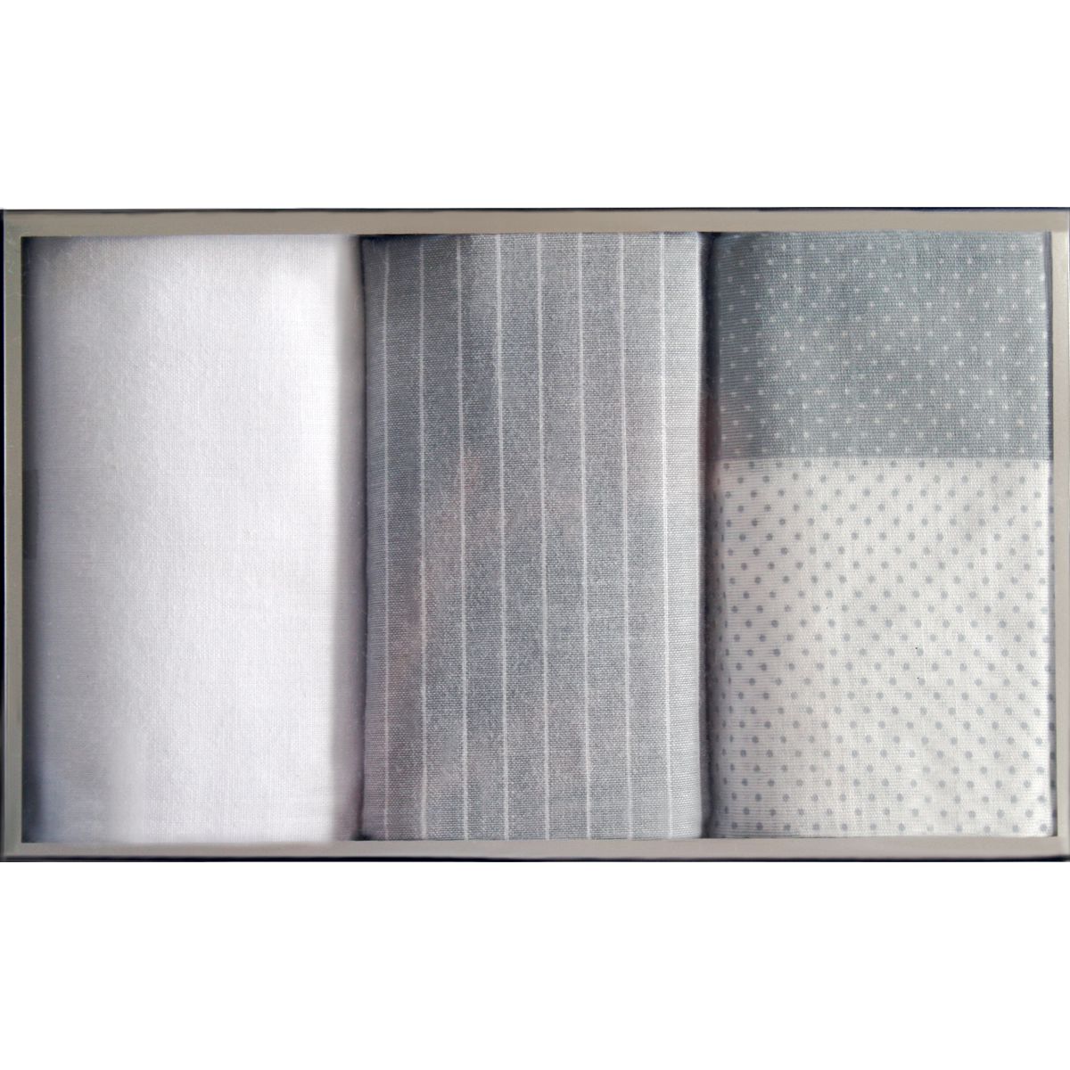 LINDENMANN Taschentücher für Herren 3-er Packung