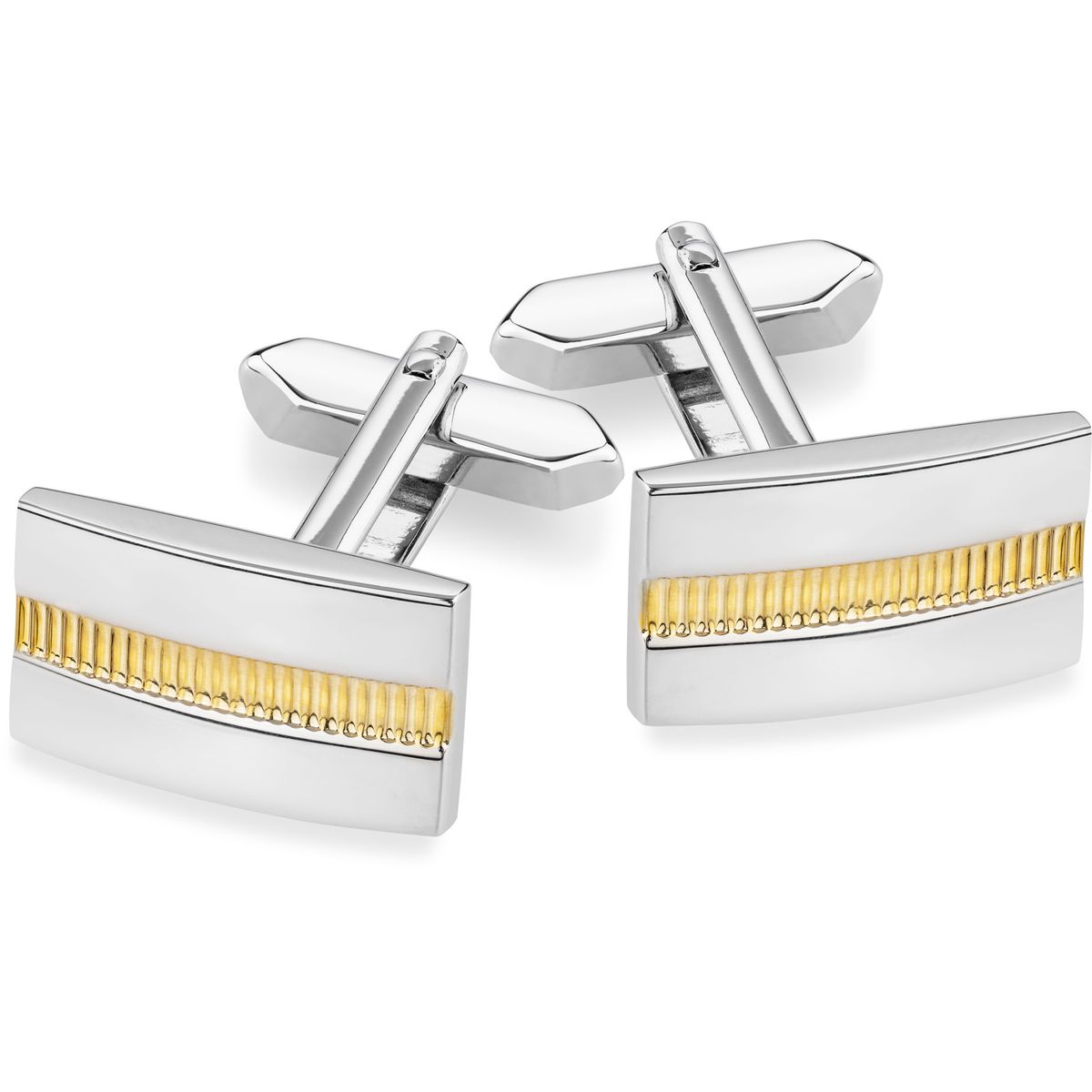 LINDENMANN Manschettenknöpfe Mechanik Silver LINDENMANN Manschettenknöpfe Herren Business Hochzeit