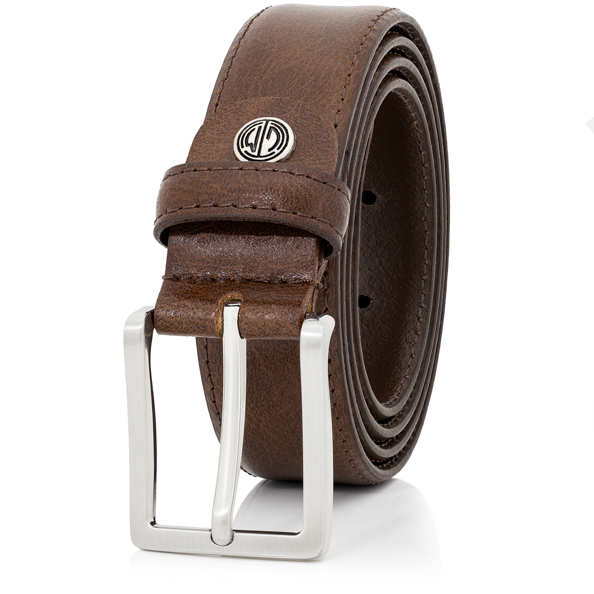 LINDENMANN Ledergürtel Herren mogano LINDENMANN Herrengürtel Leder mogano