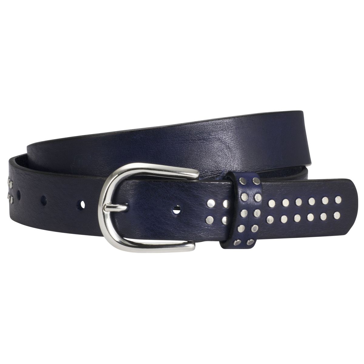 Gürtel Damen blau LINDENMANN Ledergürtel Damen 30 mm  blau
