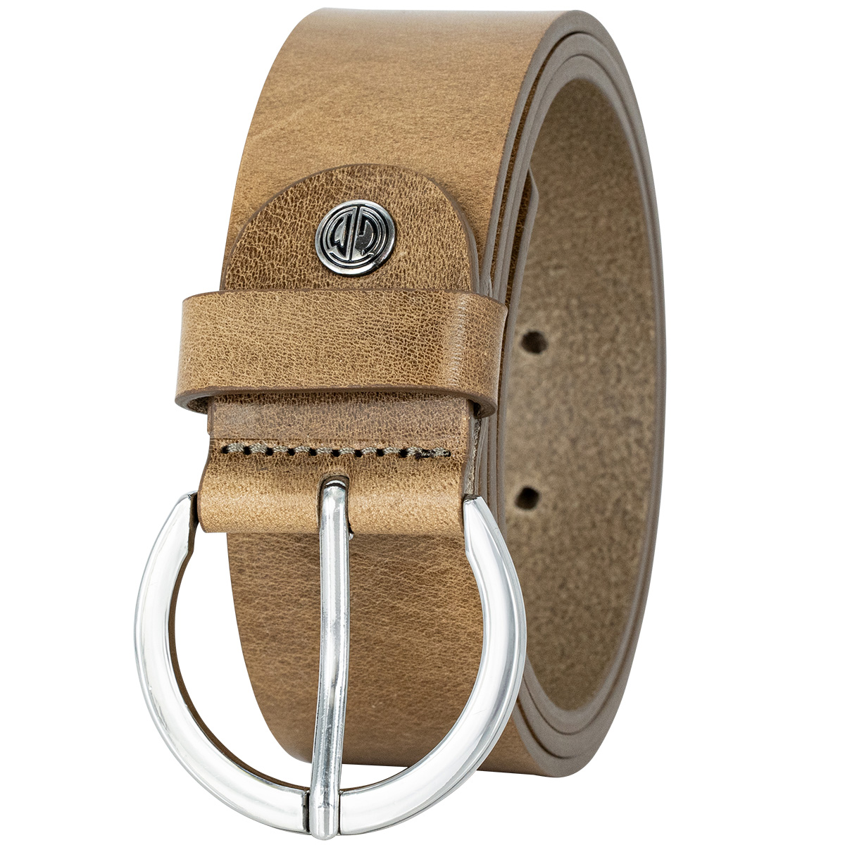 LINDENMANN Vollrindledergürtel Damen taupe
