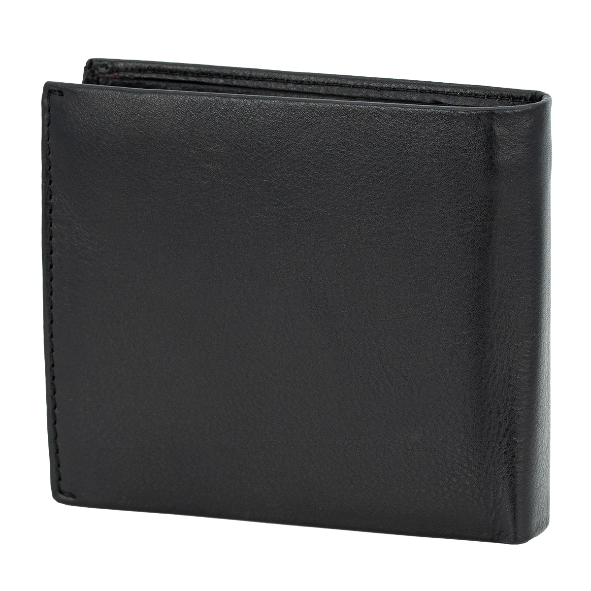 LINDENMANN Herren Leder Portemonnaie schwarz