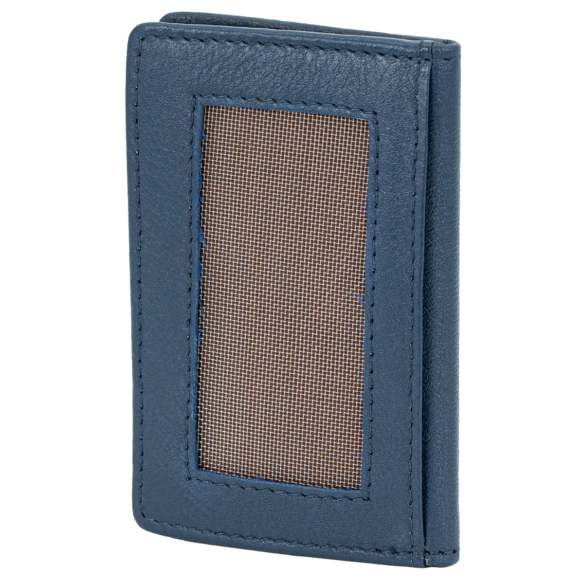 LINDENMANN Leder-Cardholder blau rot