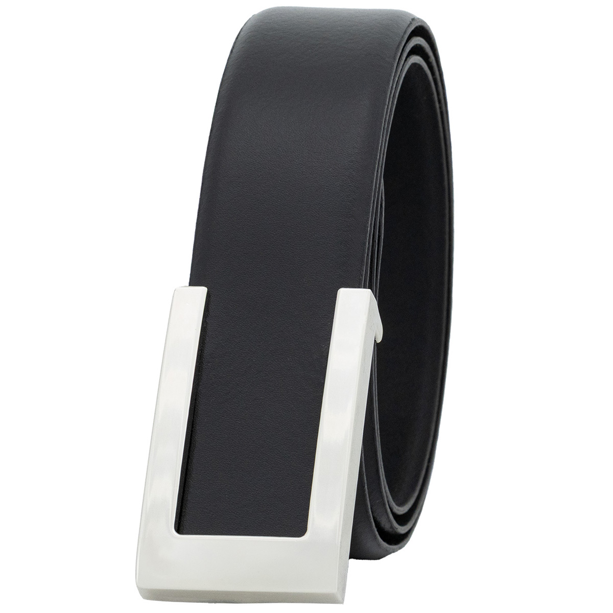 LINDENMANN Vollrindleder Herrengürtel Onyx