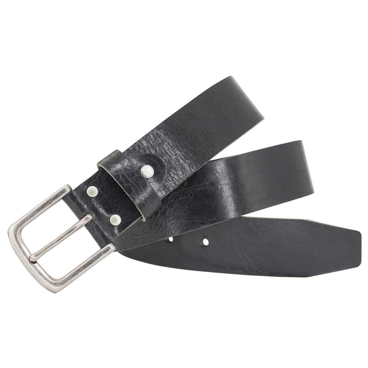 LINDENMANN Herrengürtel aus 100% Echtleder schwarz LINDENMANN Ledergürtel Herren schwarz