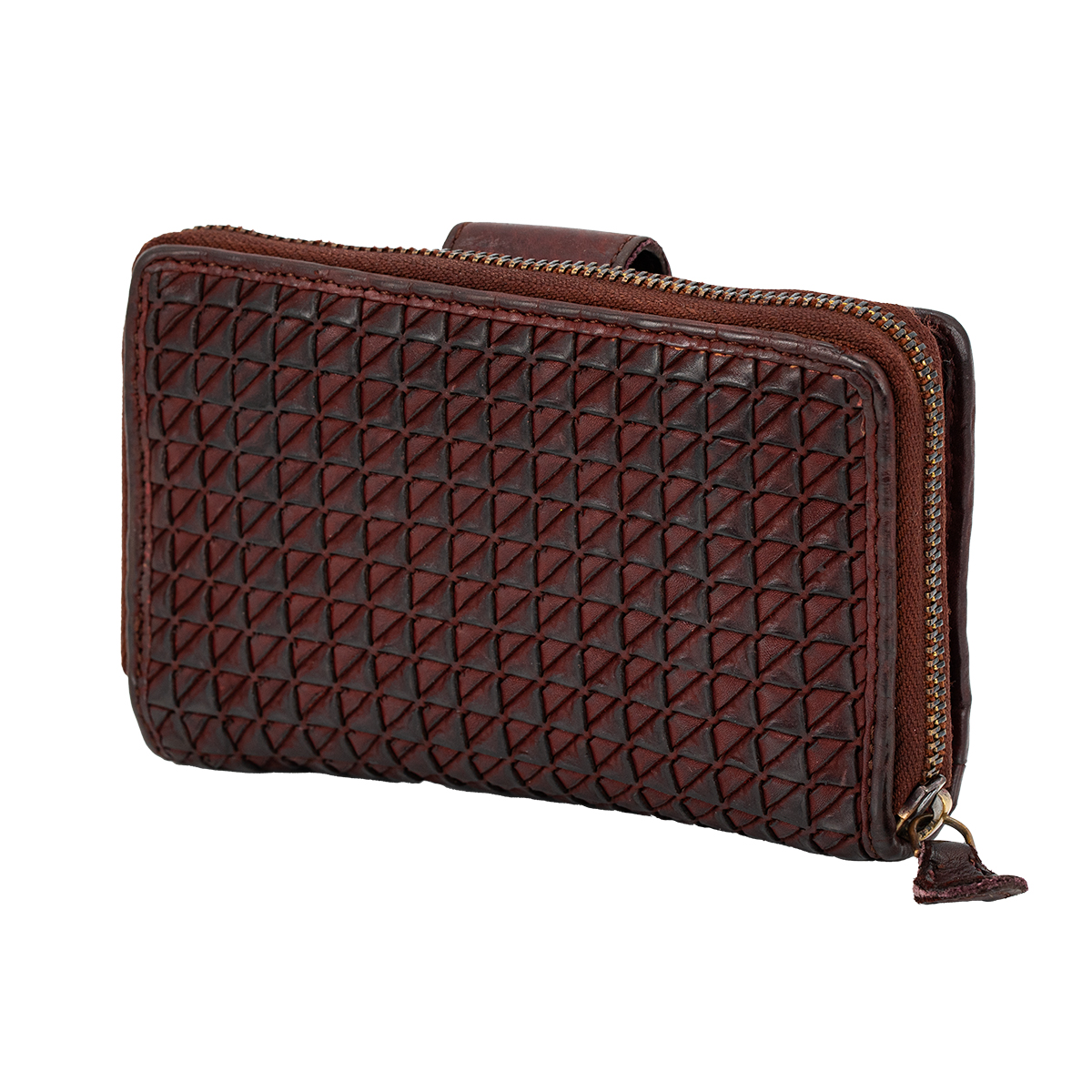 LINDENMANN Damen Leder Geldbeutel braun LINDENMANN Damen Leder Portemonnaie braun