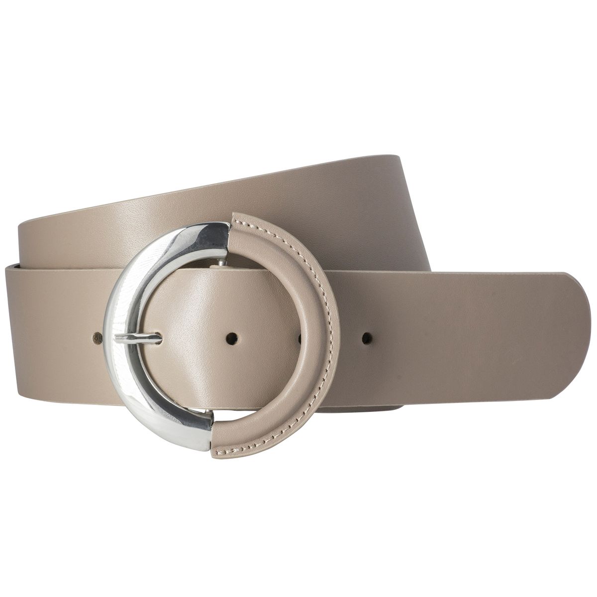 LINDENMANN Ledergürtel Damen Nappa-Ledergürtel Frauen 45 mm breit taupe