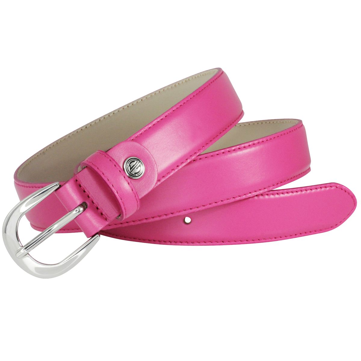 LINDENMANN Ledergürtel Damen 30 mm Nappa-Leder pink