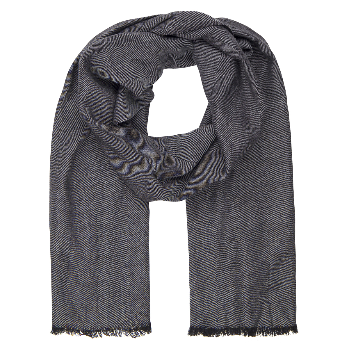 Herren Schal grau