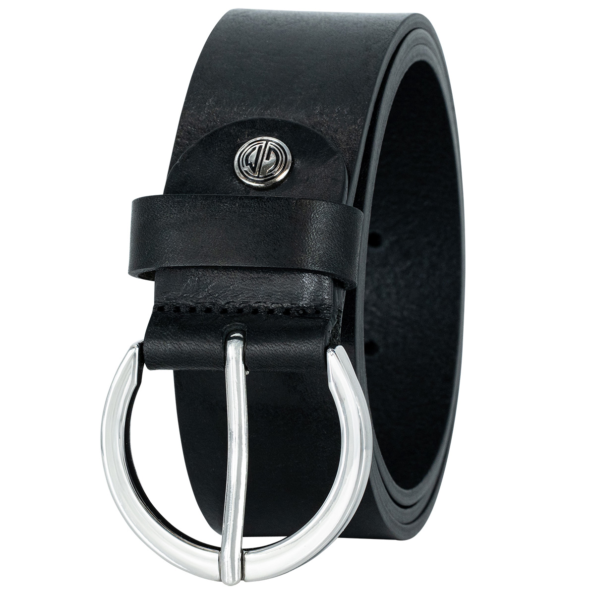 LINDENMANN Vollrindledergürtel Damen schwarz
