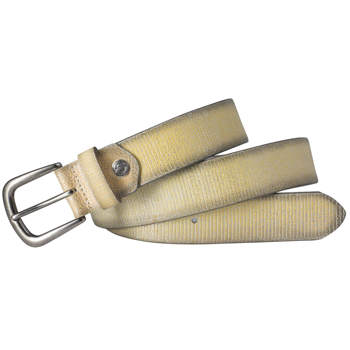 LINDENMANN Ledergürtel Damen echtes Leder 35 mm  beige