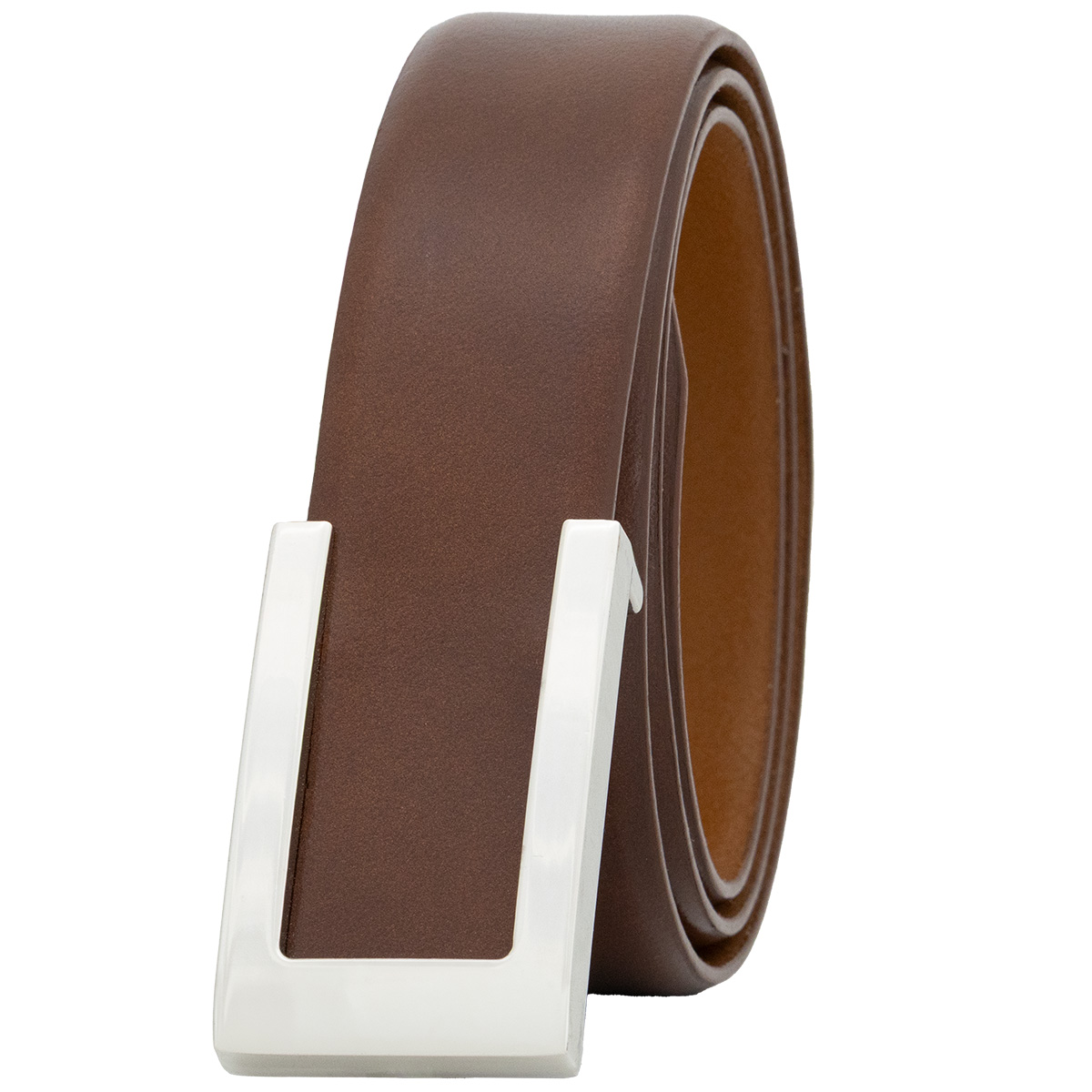 LINDENMANN Vollrindleder Herrengürtel Nussbraun
