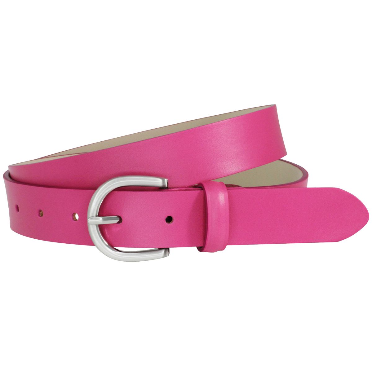 LINDENMANN Ledergürtel Damen 30 mm Nappa-Leder pink
