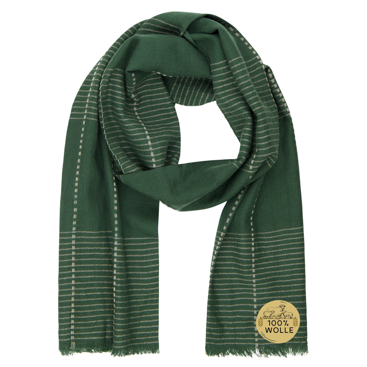 Bekleidung, Halstuch, Gestohlen, Mantel, Herren Schal grün