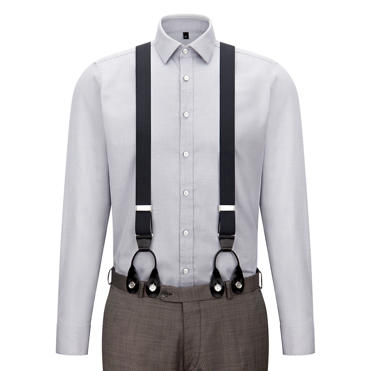 Hosenträger LINDENMANN grau