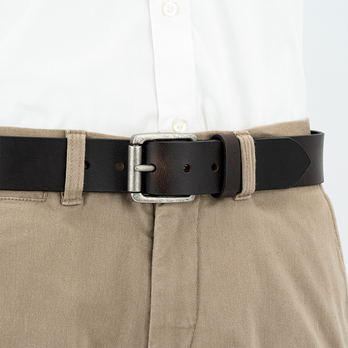 LINDENMANN Ledergürtel braun