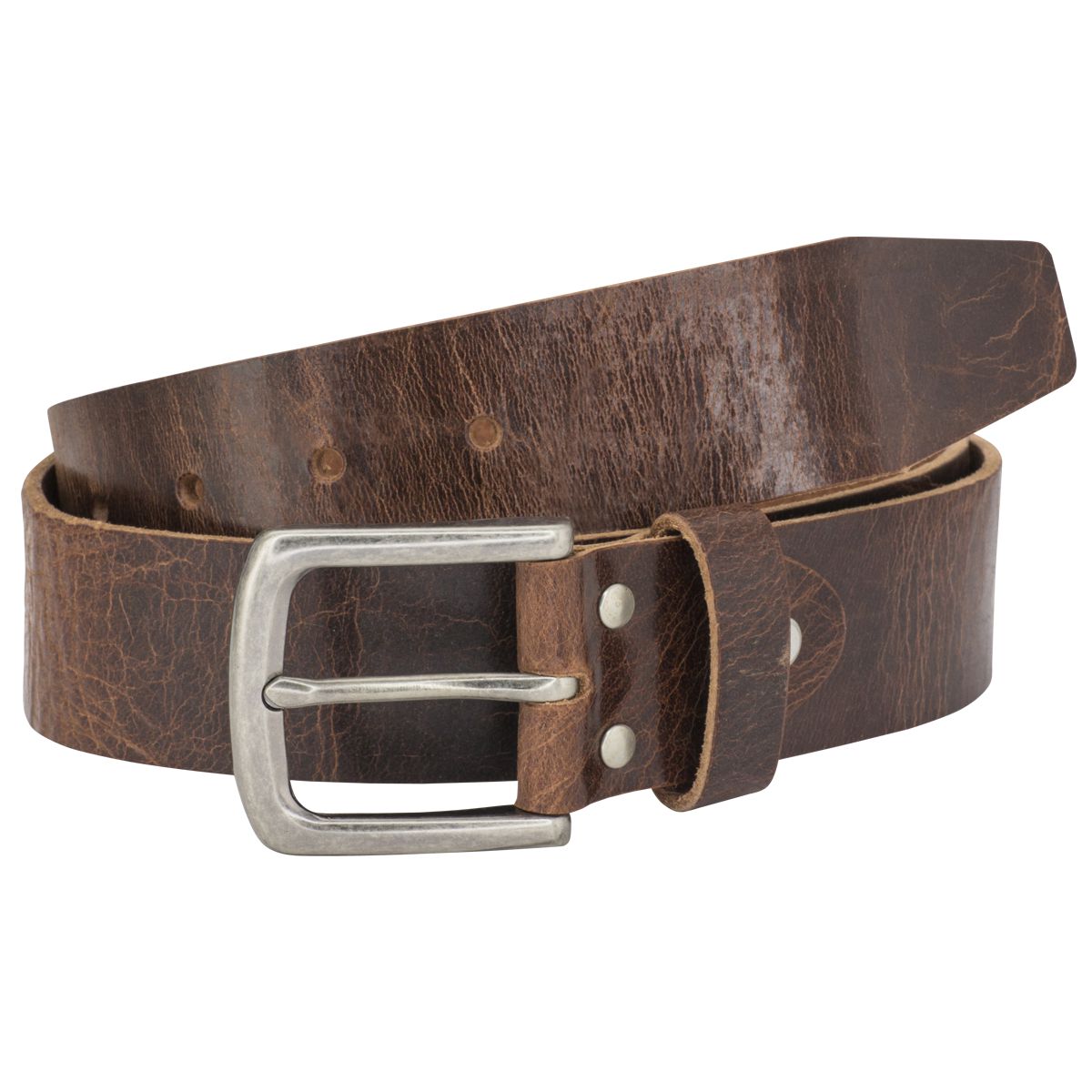 LINDENMANN Ledergürtel Herren cognac