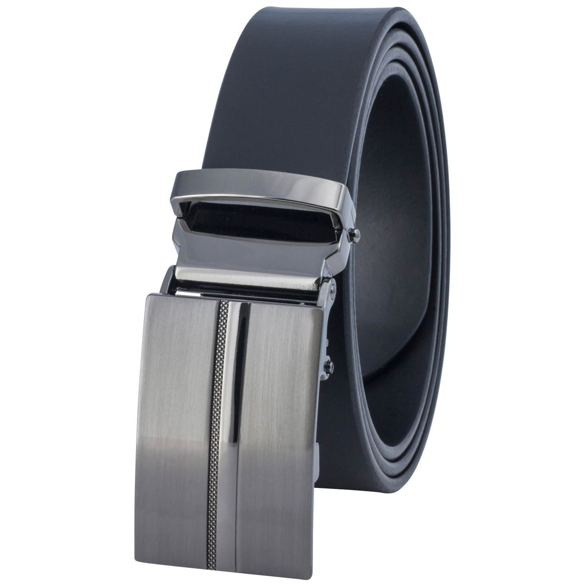 LINDENMANN Ledergürtel Herren, schwarz 33 mm Leder Automatikgürtel