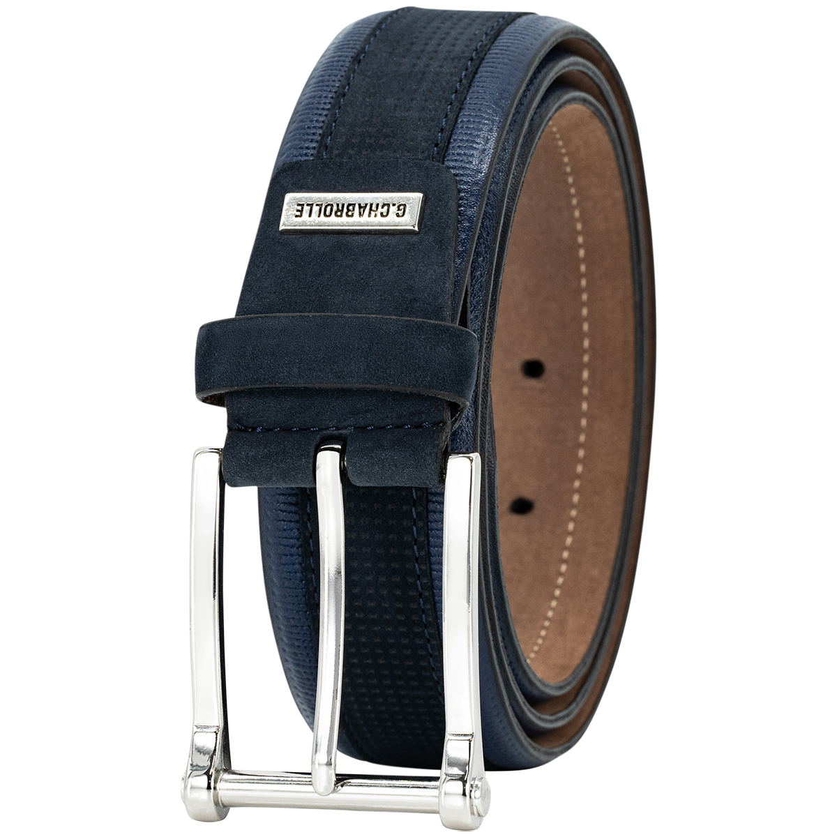 G.CHABROLLE by LINDENMANN Premium-Herren-Leder-Gürtel