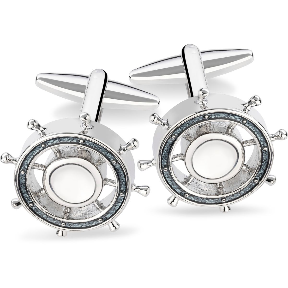 LINDENMANN Manschettenknöpfe Mechanik Silver LINDENMANN Manschettenknöpfe Herren Business Hochzeit