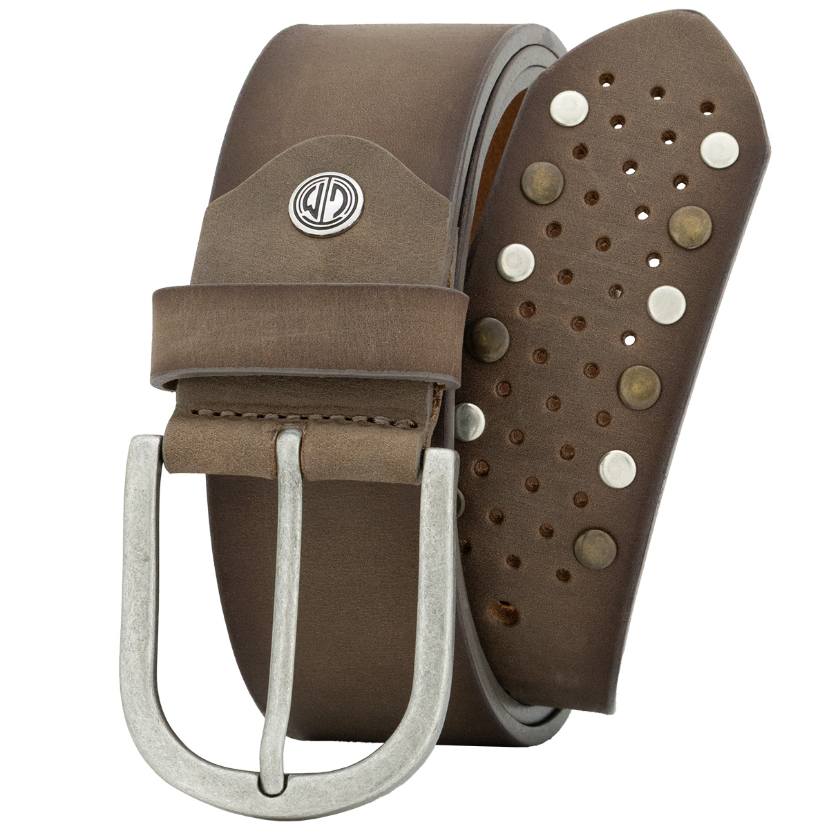 LINDENMANN Vollrindleder Damengürtel Taupe