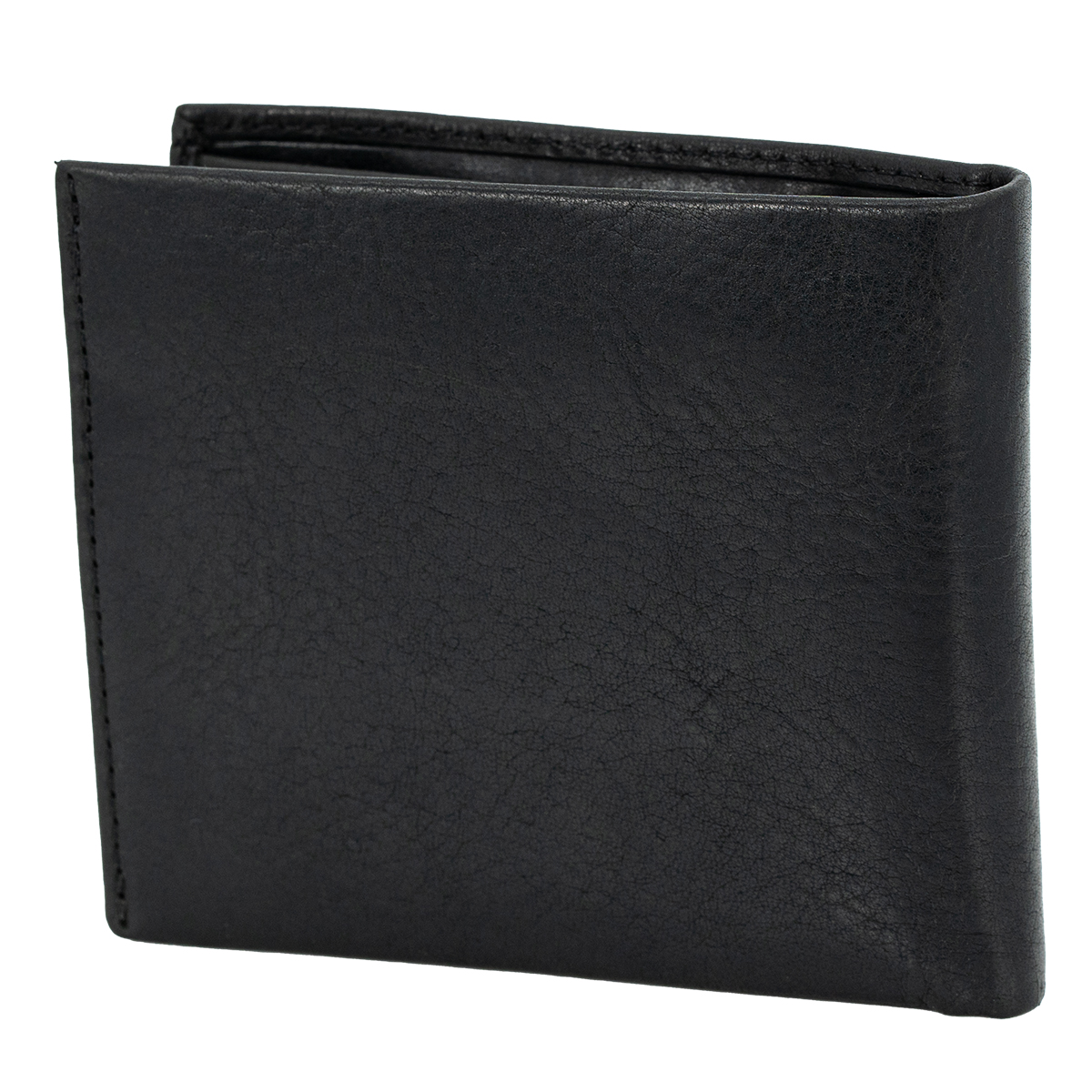 LINDENMANN Herren Leder Portemonnaie schwarz