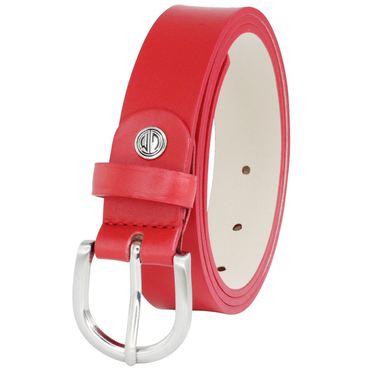 LINDENMANN Ledergürtel Damen 30 mm Nappa-Leder hellrot