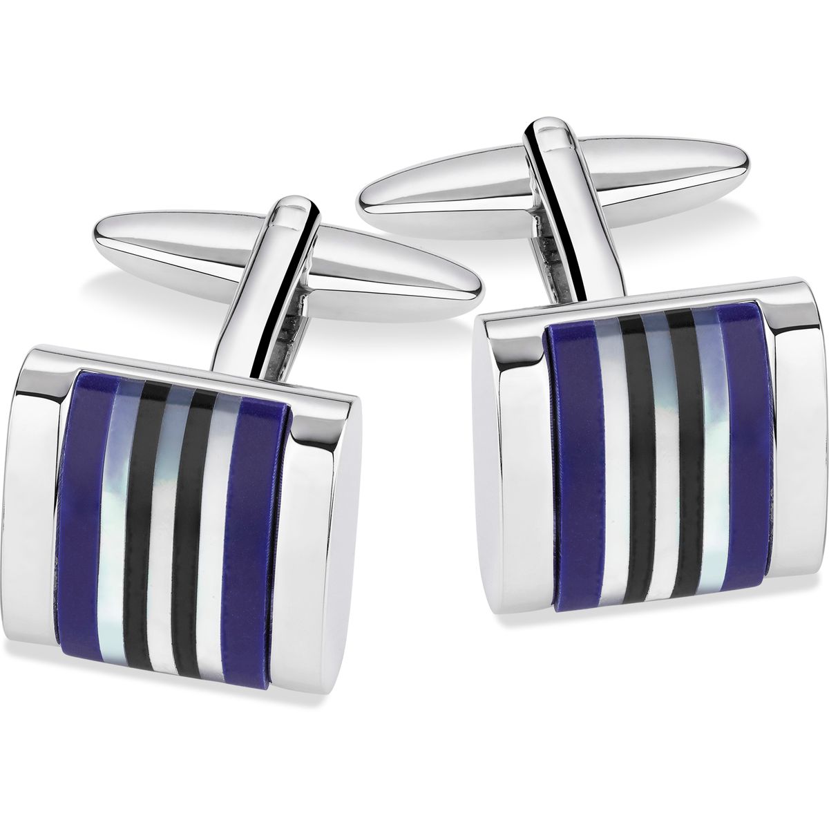 LINDENMANN Manschettenknöpfe Silber LINDENMANN Manschettenknöpfe Herren Business Hochzeit