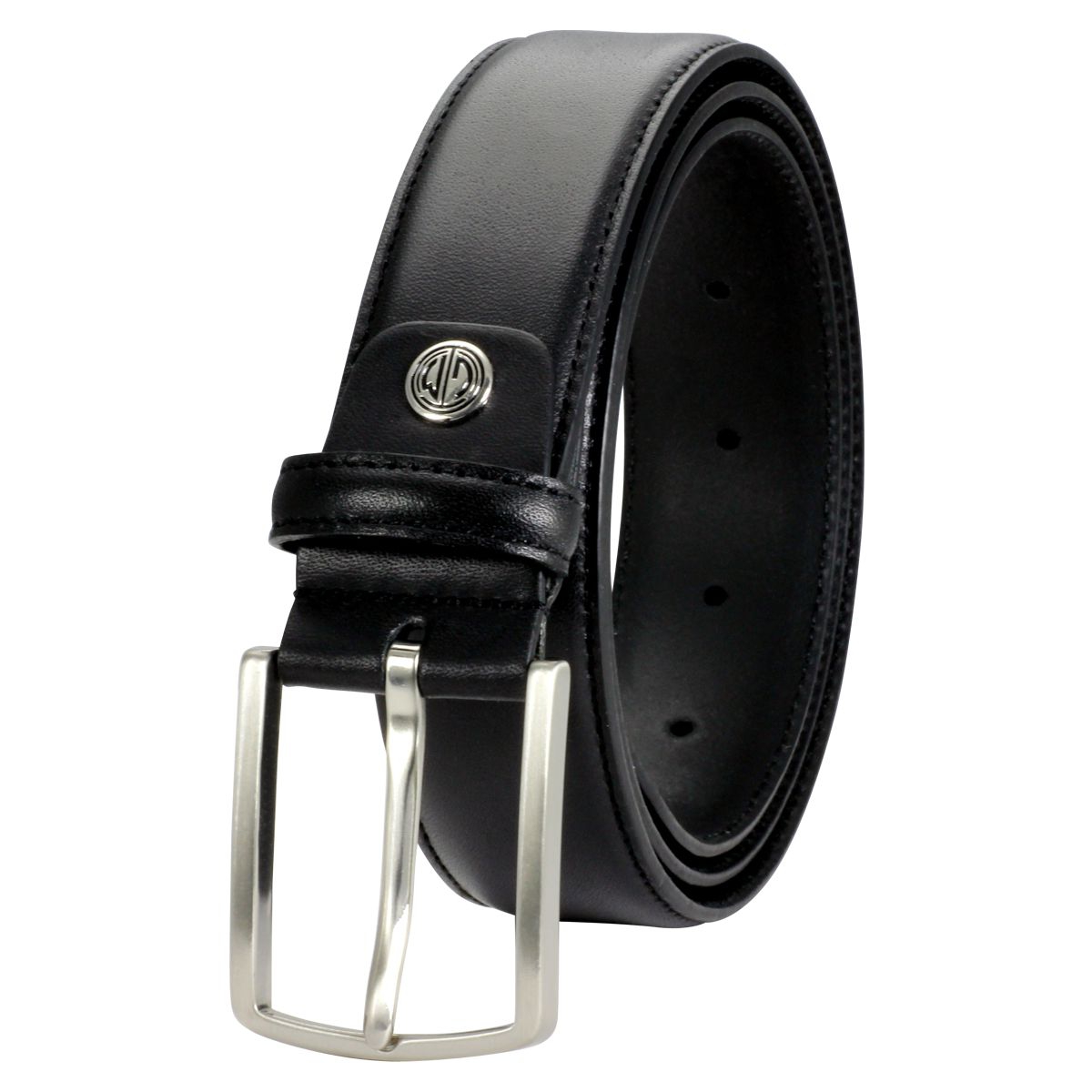 Gürtel Herren Jeansgürtel schwarz LINDENMANN Anzug-Ledergürtel Herren 35 mm Vollrind schwarz