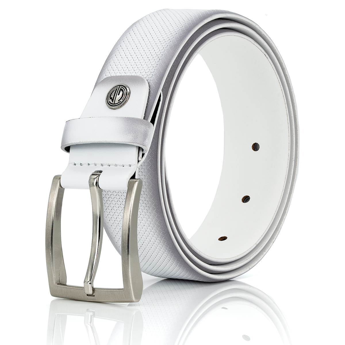 Gürtel Herren Jeansgürtel weiß Zubehor, Gürtel,